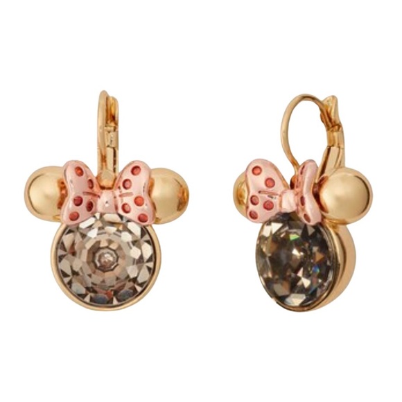KATE SPADE • New York x Disney Minnie Mouse Stone Leverback Earrings